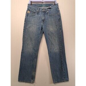 Cinch Denim Blue Jeans Relaxed Fit Mens 30x32 MB61037 Light Wash Cotton